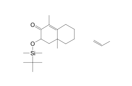 2(3H)-NAPHTHALENONE, 3-[[(1,1-DIMETHYLETHYL)DIMETHYLSILYL]OXY]-4,4A,5,6,7,8-HEXAHYDRO-1,4A-DIMETHYL-7-(1-METHYLETHENYL)-, [3S-(3alpha