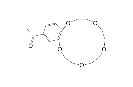 1-(2,3,5,6,8,9,11,12-octahydro-1,4,7,10,13-benzopentaoxacyclopentadecin-15-yl)ethanone