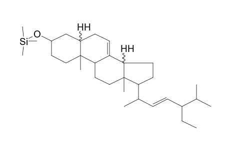 SILANE, TRIMETHYL[[(3beta,5alpha,22E)-STIGMASTA-7,22-DIEN-3-YL]OXY]-