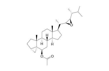 (22R,23R,24R)-24-METHYL-22,23-EPOXY-3-ALPHA,5-CYCLO-5-ALPHA-CHOLESTAN-6-BETA-YL-ACETATE