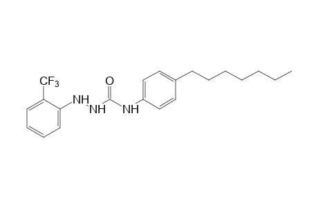 4-(p-HEPTYLPHENYL)-1-(alpha,alpha,alpha-TRIFLUORO-o-TOLYL)SEMICARBAZIDE