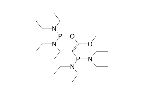 N,N,N',N'-TETRAETHYLDIAMIDO-1-METHOXY-2-N,N,N',N'-TETRAETHYLDIAMINOPHOSPHINOVINYLPHOSPHITE