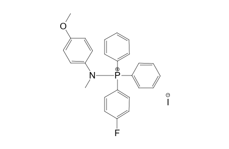 N-METHYL-N-(PARA-METHOXYPHENYL)-IMINO-PARA-FLUOROPHENYLDIPHENYLPHOSPHONIUM-IODIDE