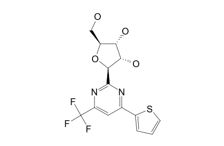 2-(BETA-D-RIBOFURANOSYL)-4-(2-THIENYL)-6-(TRIFLUOROMETHYL)-PYRIMIDINE