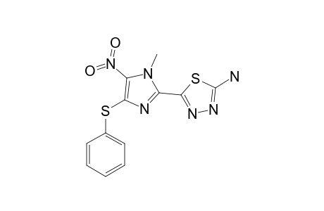 2-AMINO-5-(1-METHYL-5-NITRO-4-THIOPHENYL-2-IMIDAZOLYL)-1,3,4-THIADIAZOL