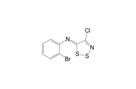 2-Brmo-N-(4-chloto-5H-1,2,3-dithiazol-5-ylidene)aniline