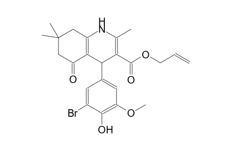 allyl 4-(3-bromo-4-hydroxy-5-methoxyphenyl)-2,7,7-trimethyl-5-oxo-1,4,5,6,7,8-hexahydro-3-quinolinecarboxylate