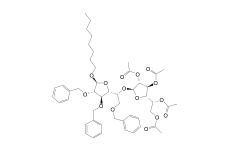 OCTYL-5-O-(2,3,5,6-TETRA-O-ACETYL-BETA-D-GALACTOFURANOSYL)-2,3,6-TRI-O-BENZYL-BETA-D-GALACTOFURANOSIDE