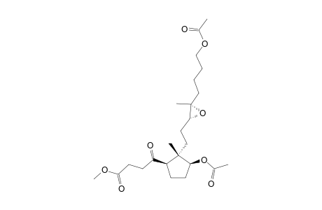 METHYL-(9S,10S)-4,17-BETA-DIACETOXY-9,10-EPOXY-8-OXO-4,5:5,10:8,9-TRISECOANDROSTAN-5-OATE;METHYL-(9S,10S)-4,17-BETA-DIACETOXY-9,10-EPOXY-8-OXO-4,5-SECOANDROKLA