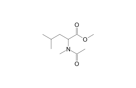 Methyl 2-(N-Acetyl-N-methyl)amino-4-methylpentanoate