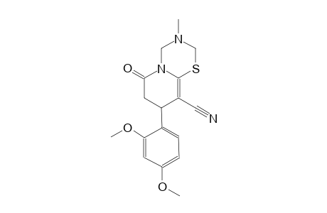 2H,6H-pyrido[2,1-b][1,3,5]thiadiazine-9-carbonitrile, 8-(2,4-dimethoxyphenyl)-3,4,7,8-tetrahydro-3-methyl-6-oxo-