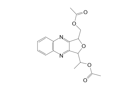 (3-(1-acetoxyethyl)-1,3-dihydrofuro[3,4-b]quinoxalin-1-yl)methyl acetate