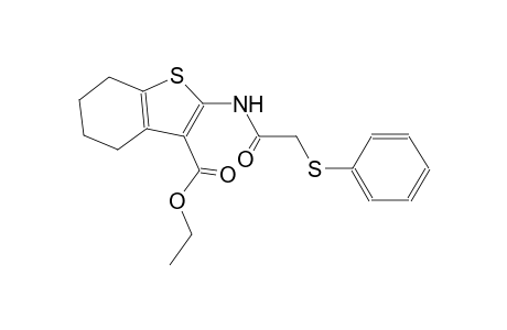 Ethyl 2-([(phenylsulfanyl)acetyl]amino)-4,5,6,7-tetrahydro-1-benzothiophene-3-carboxylate