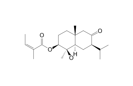 3-BETA-ANGELOYLOXY-4-BETA-HYDROXY-7-ALPHA-H-EUDESMAN-8-ONE