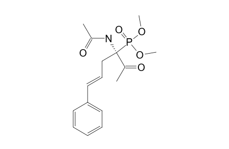 DIMETHYL-(S)-[1-(N-ACETYLAMINO)-2-OXO-1-[(E)-3-PHENYL-2-PROPENYL]-PROPYL]-PHOSPHONATE