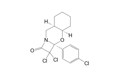 2,2-DICHLORO-2A-R-p-CHLOROPHENYL-2,2A,3A-C,4,5,6,7,7A-C-OCTAHYDRO-1H,4H-ACETO-[2,1-B]-[1,3]-BENZOXAZIN-1-ONE