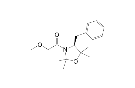 1-[(4S)-4-benzyl-2,2,5,5-tetramethyl-1,3-oxazolidin-3-yl]-2-methoxyethanone