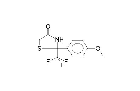 2-(PARA-METHOXYPHENYL)-2-TRIFLUOROMETHYLTHIAZOLIDIN-4-ONE