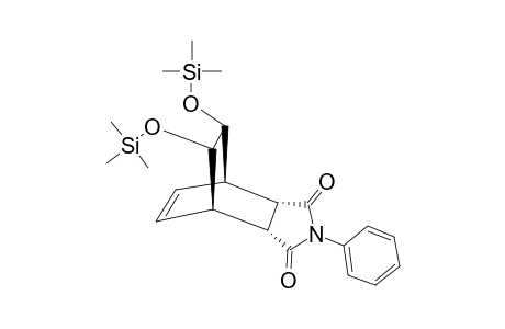 (3A-ALPHA,4-ALPHA,7-ALPHA,7A-ALPHA,8R*,9S*)-3A,4,7,7A-TETRAHYDRO-2-PHENYL-8,9-BIS-[(TRIMETHYLSILYL)-OXY]-4,7-ETHANO-1H-ISOINDOLE-1,3(2H)-DIONE