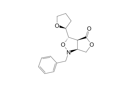 RAC-3-(2-TETRAHYDROFURYL)-TETRAHYDRO-1-(PHENYLMETHYL)-1H,4H-FURO-[3,4-C]-ISOXAZOL-4-ONE;ISOMER-#1