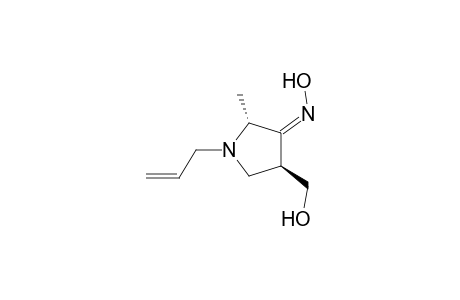 1-Allyl-trans-4-(hydroxymethyl)-2-methyl-3-pyrrolidone Oxime