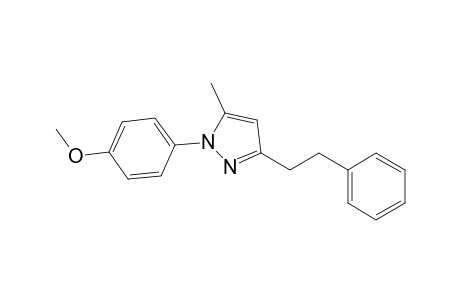 1-(4-Methoxyphenyl)-5-methyl-3-(2-phenylethyl)pyrazole