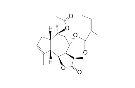 1-B-H,5-B-H-GUAI-3-EN-12,6-B-OLIDE,10-B-ACETOXY-8-A-ANGELOYLOXY-A