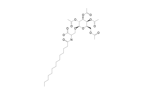 3-O-(2,3,4,6-TETRA-O-ACETYL-BETA-D-GALACTOPYRANOSYL)-N-(TETRADECANOYL)-L-SERINE