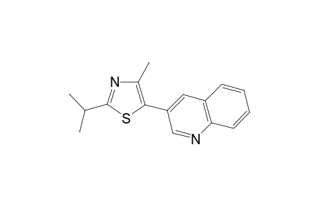 2-Isopropyl-4-methyl-5-(quinolin-3-yl)thiazole