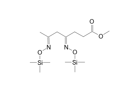 Trimethylsilyloxime,methyl ester derivative of 4,6-dioxoheptanoic acid