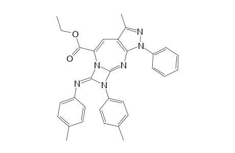 7,8-DI-(4-METHYLPHENYL)-1,3-DIAZETO-[1',2'-A]-PYRAZOLO-[3,4-D]-[1,3]-DIAZEPINE