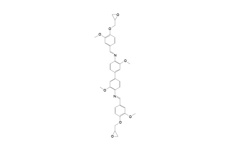 3,3'-DIMETHOXY-4,4'-DI-(2,3-EPOXYPROPOXY-N-BENZYLIDENE)-ORTHO-DIANISIDINE