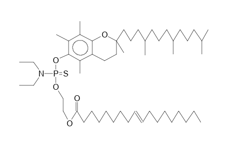 1-OLEOYLOXYETHYL-2-O-(D,L-ALPHA-TOCOPHERYL-6-O-)-(N,N-DIETHYLAMIDO)THIOPHOSPHATE