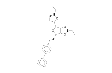 beta-D-MANNOFURANOSIDE, 2,3:5,6-DI-ETHYLBORANDIYL-p-PHENYLBENZYL-