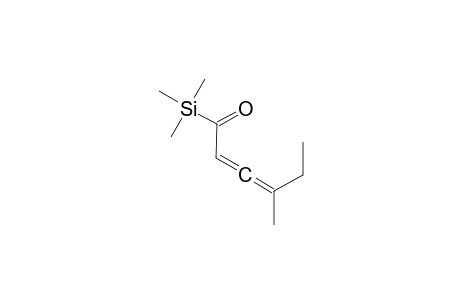 4-METHYL-1-TRIMETHYLSILYL-2,3-HEXADIEN-1-ONE