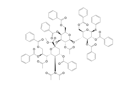 #17;PHENYL-[METHYL-(5-DIACETAMIDO-7-O-ACETYL-4,8,9-TRI-O-BENZOYL-3,5-DIDEOXY-D-GLYCERO-ALPHA-D-GALACTO-2-NONULOPYRANOSYL)-ONATE]-(2->3)-O-2-O-ACETYL-4,6-DI-O-B