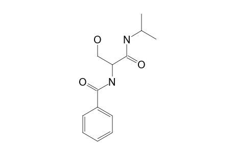 N-BENZOYL-DL-SERINE-ISOPROPYL-AMIDE