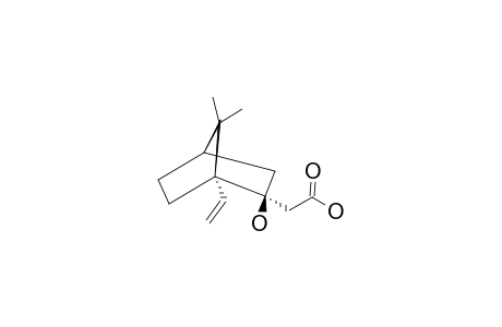 (-)-(1S,2S,4R)-1-VINYL-2-HYDROXY-7,7-DIMETHYL-2-CARBXYMETHYL-BICYCLO-[2.2.1]-HEPTANE