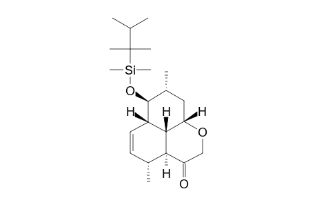 [3AS-3A-ALPHA,4-BETA,6A-BETA,7-ALPHA,8-BETA,9A-BETA,9B-BETA]-3A,4,6A,7,8,9,9A,9B-OCTAHYDRO-4,8-DIMETHYL-7-[(THEXYL-DIMETHYLSILYL)-OXY]-NAPH