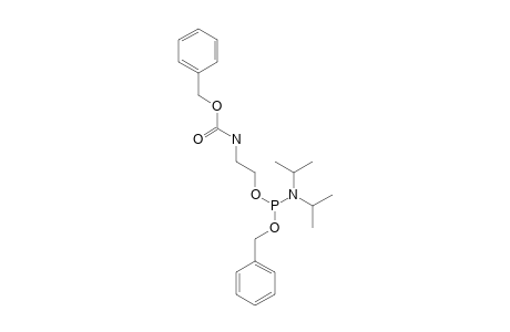 [2-(BENZYLOXY-DIISOPROPYLAMINOPHOSPHANYLOXY)-ETHYL]-CARBAMIC-ACID-BENZYLESTER