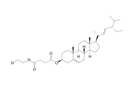 (3-BETA,22E)-STIGMASTA-5,22-DIEN-3-YL-4-(2-AMINOETHYLAMINO)-4-OXO-BUTANOATE