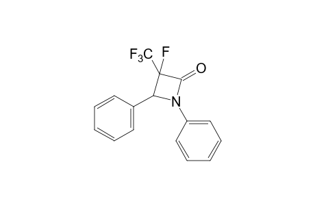 1,4-diphenyl-3-fluoro-3-(trifluoromethyl)-2-azetidinone