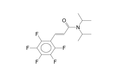 (E)-BETA-PENTAFLUOROPHENYLACRILIC ACID, N,N-DIISOPROPYLAMIDE