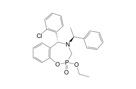 (2R,S)-2-ETHOXY-(5R)-5-(2-CHLOROPHENYL)-4-[(1'S)-1-PHENYLETHYL]-2,3,4,5-TETRAHYDRO-1,4,2-BENZOXAZAPHOSPHEPINE-2-OXIDE