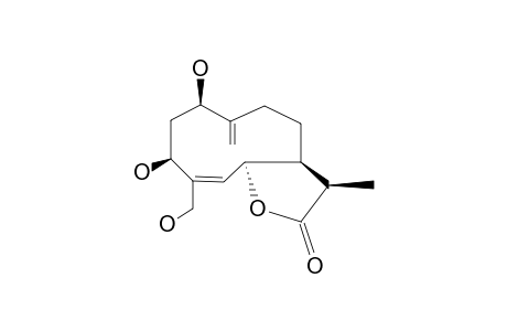 ZAWADSKINOLIDE-D;1-BETA,3-BERA,15-TRIHYDROXY-GERMACRA-4Z,10(14)-DIEN-6-BETA,7-ALPHA,11-ALPHA-12,6-OLIDE