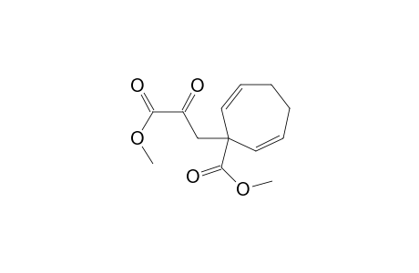 2,6-Cycloheptadiene-1-propanoic acid, 1-(methoxycarbonyl)-.alpha.-oxo-, methyl ester