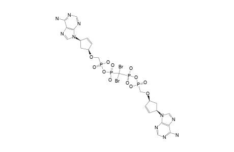 P,P'-BIS-[[4-(ADENINE-9-YL)-CYCLOPENT-2-ENYL]-OXYMETHYLPHOSPHONYL]-DIBROMODIPHOSPHONATE