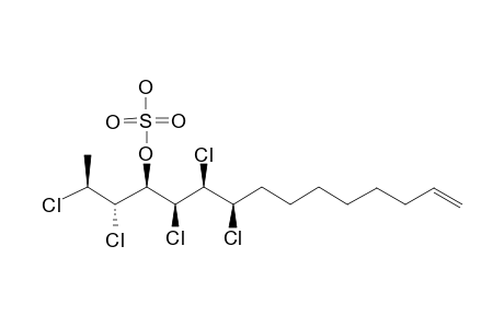 (2R,3S,4R,5S,6S,7R)-2,3,5,6,7-PENTACHLOROPENTADEC-14-EN-4-YL-HYDROGEN-SULFATE