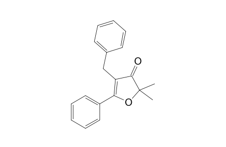 2,2-Dimethyl-5-phenyl-4-(phenylmethyl)-3-furanone