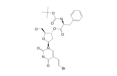 (E)-5-(2-BROMOVINYL)-3'-O-(N-BOC-L-PHENYLALANINYL)-2'-DEOXY-URIDINE